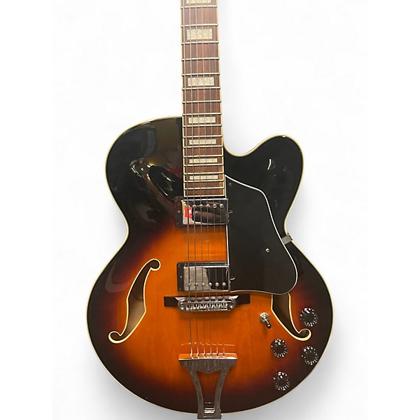 Used Ibanez AF75 Sunburst Hollow Body Electric Guitar