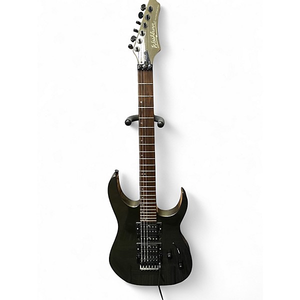 Used Washburn WG228 Gunmetal Gray Solid Body Electric Guitar