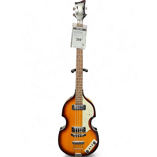 Used Hofner B-BASS ICON SERIES 2 Color Sunburst Electric Bass Guitar