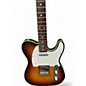 Used Fernandes single cut 2pu brass plate sunburst Solid Body Electric Guitar