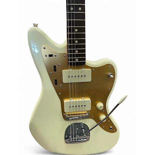 Used Squier J Mascis Jazzmaster Vintage White Solid Body Electric Guitar