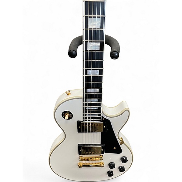 Used Epiphone INSPIRED BY GIBSON LES PAUL CUSTOM White Solid Body Electric Guitar