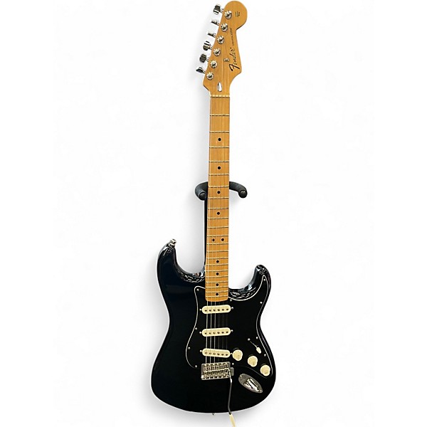 Used Fender Standard Stratocaster Black Solid Body Electric Guitar
