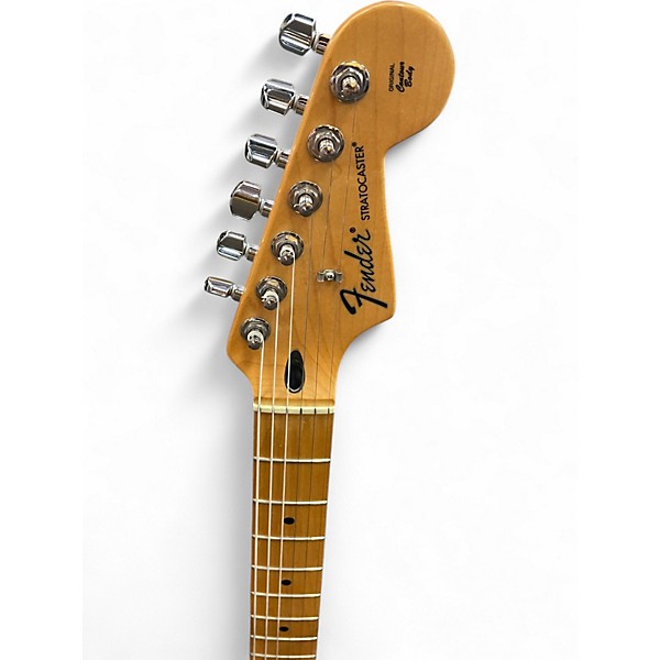 Used Fender Standard Stratocaster Black Solid Body Electric Guitar