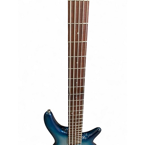 Used Ibanez SR305 5 String teal burst Electric Bass Guitar