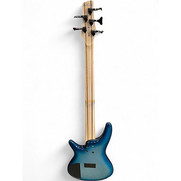 Used Ibanez SR305 5 String teal burst Electric Bass Guitar