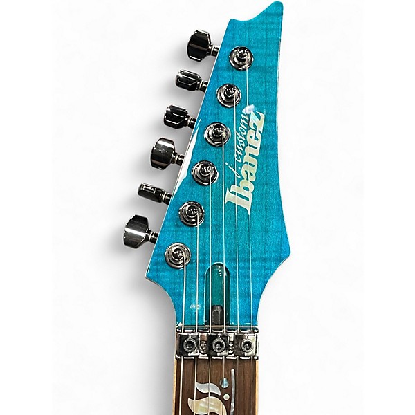 Used Ibanez RG8570 J. Custom Royal Blue Sapphire Solid Body Electric Guitar