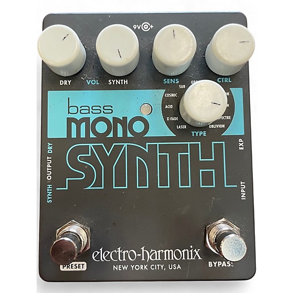 Used Electro-Harmonix Bass Mono Synth Bass Bass Effect Pedal