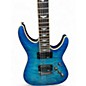 Used Schecter Guitar Research Omen Extreme 6 Ocean Blue Burst Solid Body Electric Guitar
