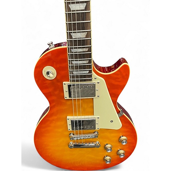 Used Epiphone LES PAUL STANDARD QUILTED CHERRY BURST Solid Body Electric Guitar