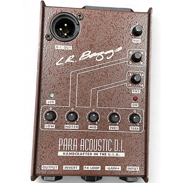 Used LR Baggs Para Acoustic DI Direct Box Pre With EQ Direct Box