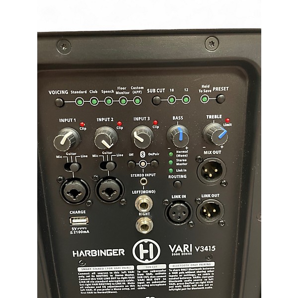 Used Harbinger V3415 Powered Speaker
