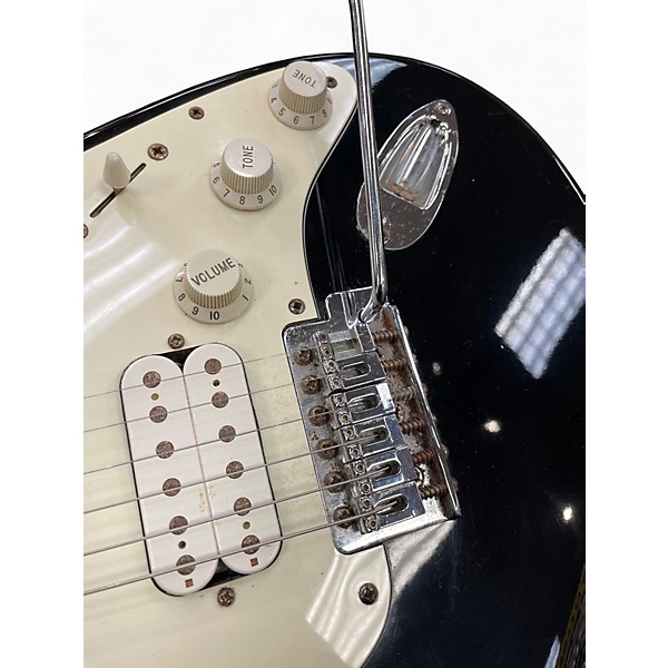 Used Squier Stratocaster HSS Black Solid Body Electric Guitar