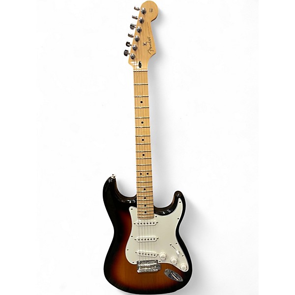 Used 2022 Fender Player Stratocaster 3 Color Sunburst Solid Body Electric Guitar