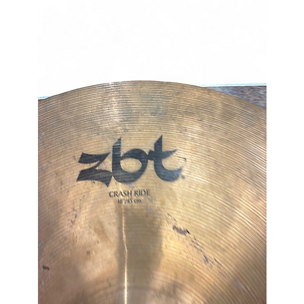Used Zildjian 18in ZBT Crash Ride Cymbal