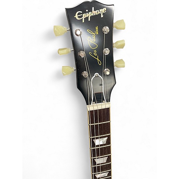 Used Epiphone Inspired by Gibson Custom 1959 Les Paul Sunburst Solid Body Electric Guitar