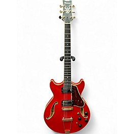 Used Ibanez AMH90-CRF ARTCORE EXPRESSIONIST Flat Red Hollow Body Electric Guitar