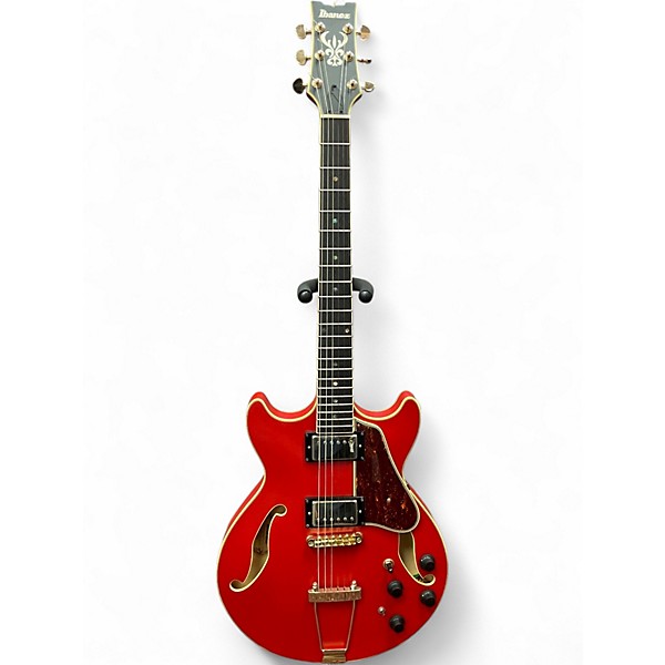 Used Ibanez AMH90-CRF ARTCORE EXPRESSIONIST Flat Red Hollow Body Electric Guitar