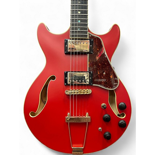 Used Ibanez AMH90-CRF ARTCORE EXPRESSIONIST Flat Red Hollow Body Electric Guitar