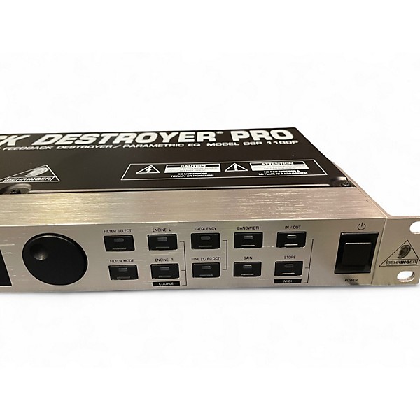 Used Behringer Feedback Destroyer Pro DSP1124P Feedback Suppressor