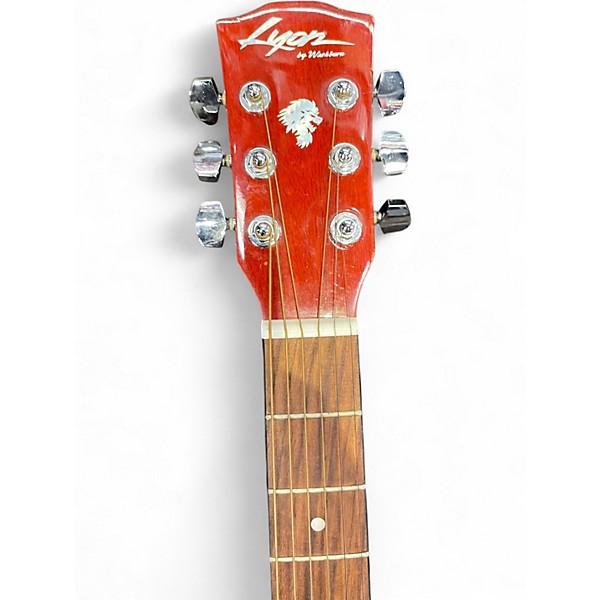 Used Lyons LG2T Natural Acoustic Guitar