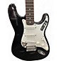 Used 1996 Squier Standard Stratocaster Black Solid Body Electric Guitar