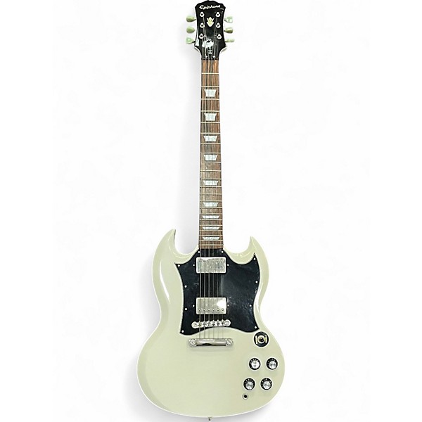 Used Epiphone SG Pro Alpine White Solid Body Electric Guitar