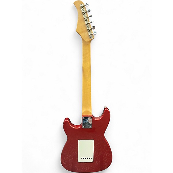 Used Carlo Robelli SS STYLE Chrome Red Solid Body Electric Guitar