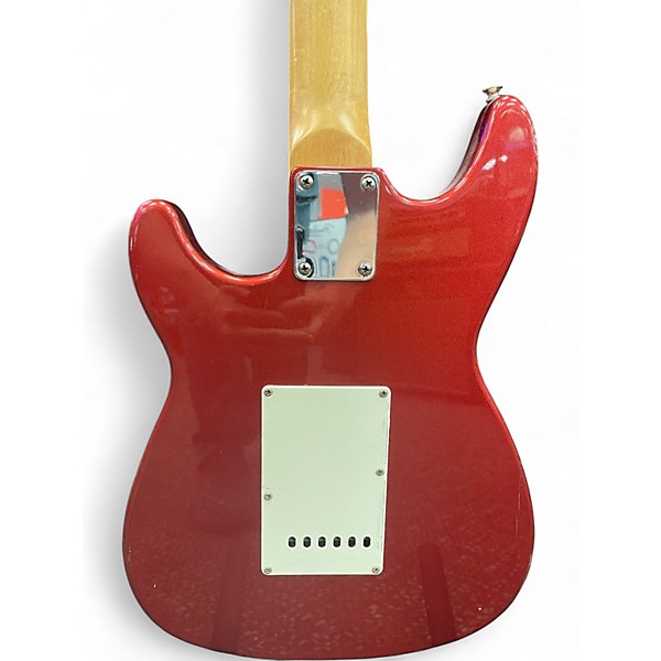 Used Carlo Robelli SS STYLE Chrome Red Solid Body Electric Guitar