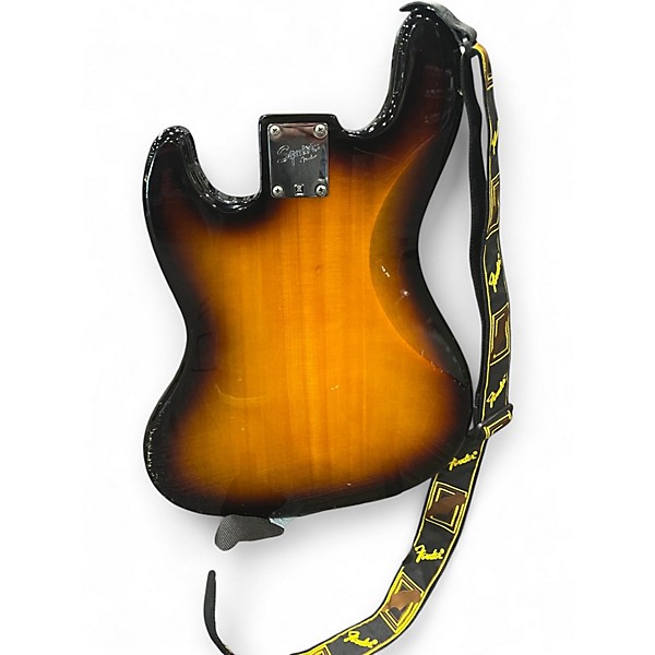 Used Squier Affinity Jazz Bass V 5 String 2 Color Sunburst Electric Bass Guitar
