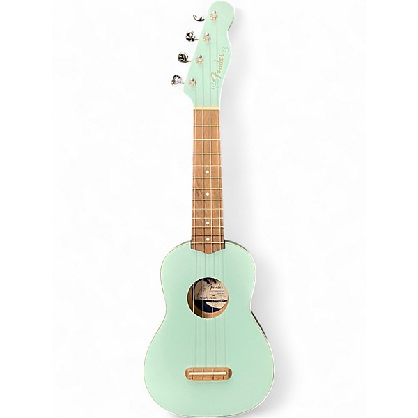 Used Fender VENICE Surf Green Ukulele