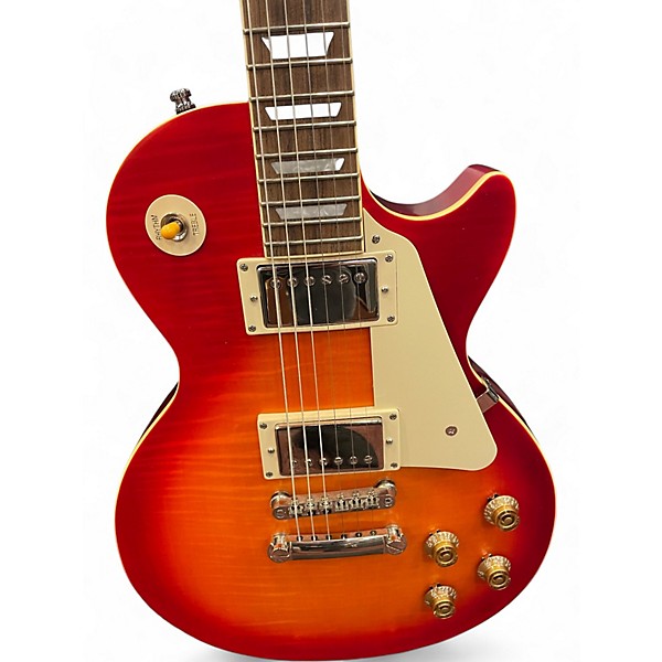 Used Epiphone 1959 Reissue Les Paul Standard Aged Dark Cherry Burst Solid Body Electric Guitar