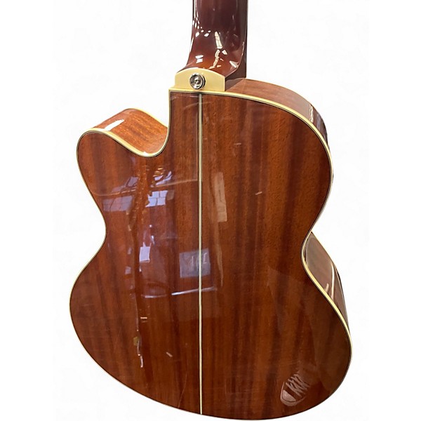 Used Ibanez AEB105E-NT Natural Acoustic Bass Guitar