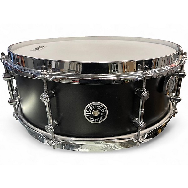 Used Gretsch Drums 14X5.5 Brooklyn Standard Snare Satin Black Drum