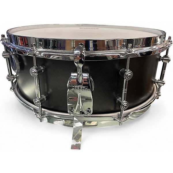 Used Gretsch Drums 14X5.5 Brooklyn Standard Snare Satin Black Drum