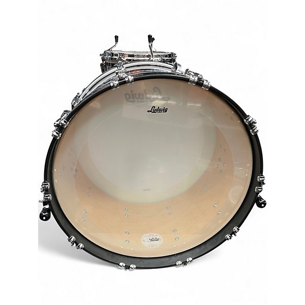 Used Ludwig 3 Piece Legacy Maple Shell Pack Digital Camo Drum Kit