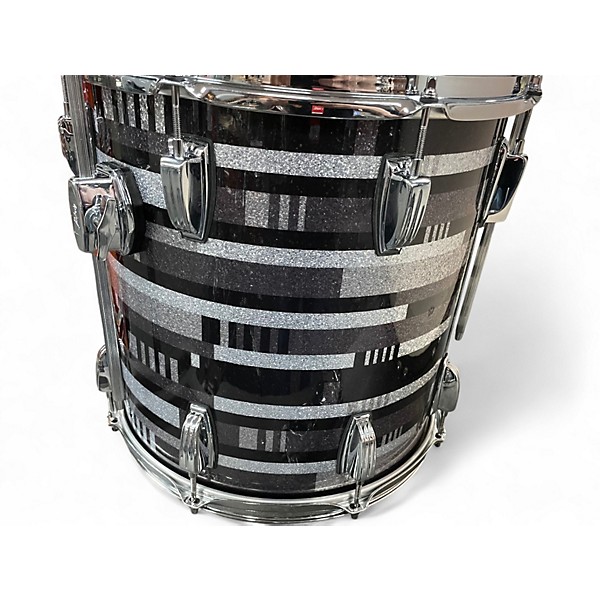 Used Ludwig 3 Piece Legacy Maple Shell Pack Digital Camo Drum Kit