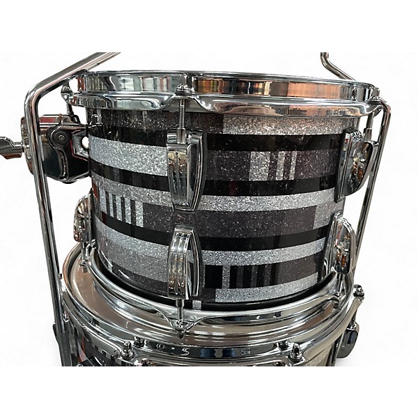 Used Ludwig 3 Piece Legacy Maple Shell Pack Digital Camo Drum Kit