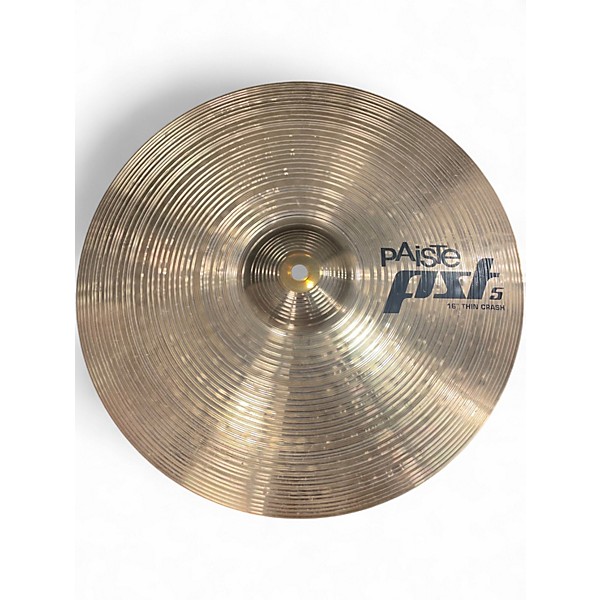 Used Paiste 16in PST5 Thin Crash Cymbal