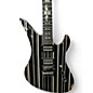 Used Schecter Guitar Research Synyster Gates Signature Custom Black and White Solid Body Electric Guitar
