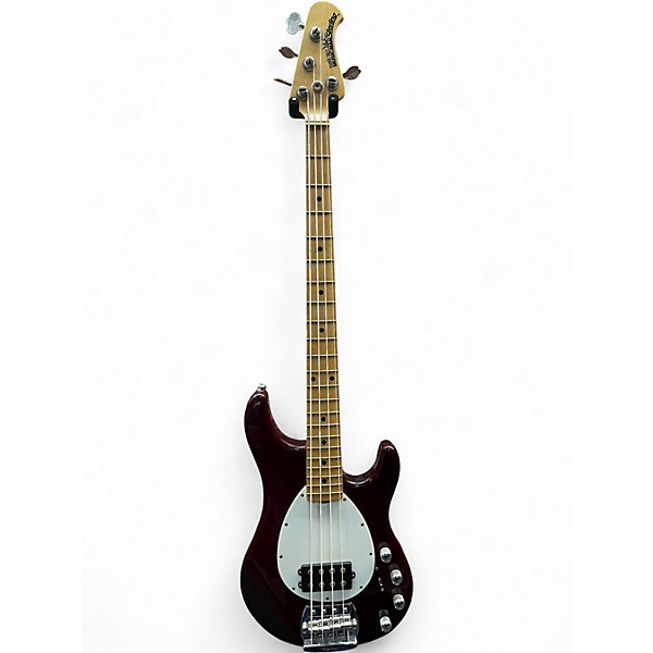 Used Ernie Ball Music Man Sterling 4 String Maroon Electric Bass Guitar