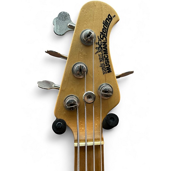 Used Ernie Ball Music Man Sterling 4 String Maroon Electric Bass Guitar