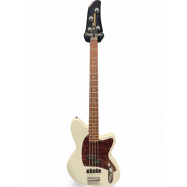 Used Ibanez TMB100 White Electric Bass Guitar