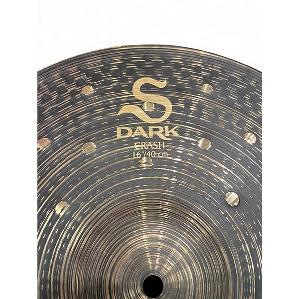 Used Zildjian 16in S DARK CRASH Cymbal