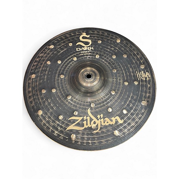 Used Zildjian 14in S DARK HI HATS Cymbal