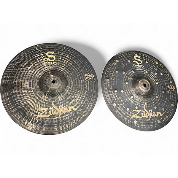 Used Zildjian 14in S DARK HI HATS Cymbal