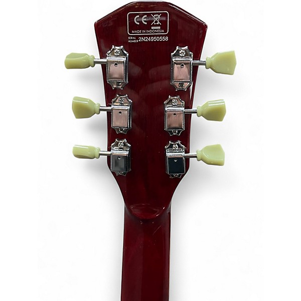 Used Sire H7F Trans Red Hollow Body Electric Guitar