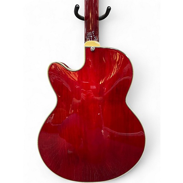 Used Sire H7F Trans Red Hollow Body Electric Guitar