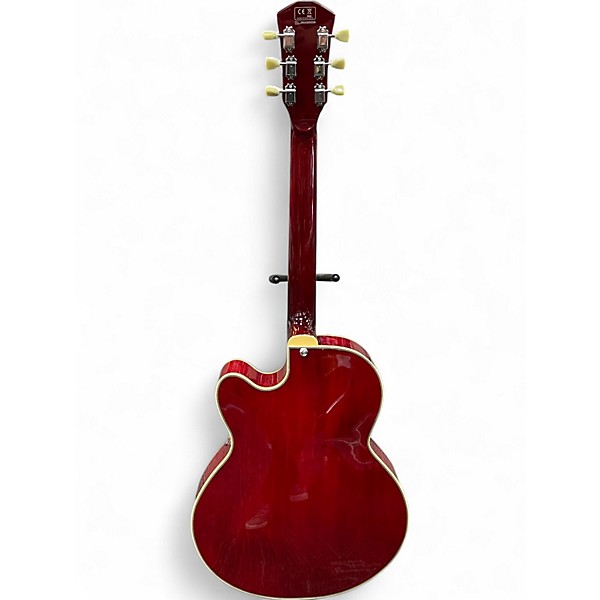 Used Sire H7F Trans Red Hollow Body Electric Guitar