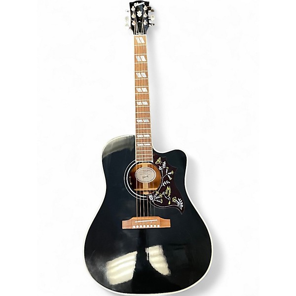 Used Gibson Hummingbird Standard Ebony Acoustic Electric Guitar